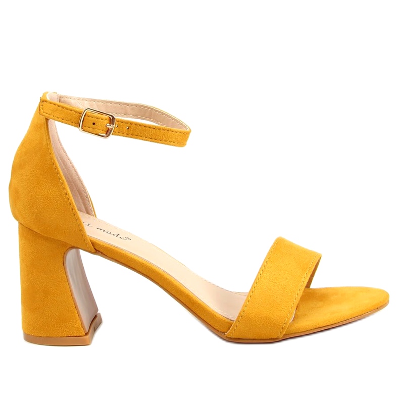 Sandalias de tacón 8741 Amarillo Sandalias de tacón 8741 Amarillo