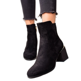 Goodin Botas elegantes con tacón mate negro Goodin Botas elegantes con tacón mate negro