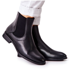 Botas de Piel Sergio Leone BT523 Negro