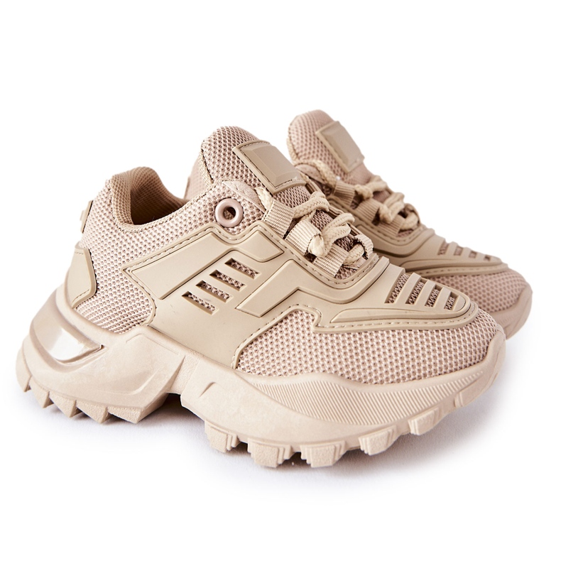 FR1 Zapatos deportivos Freak Out beige para niños