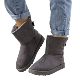 Botas de invierno grises para mujer Cross Jeans Lomeli