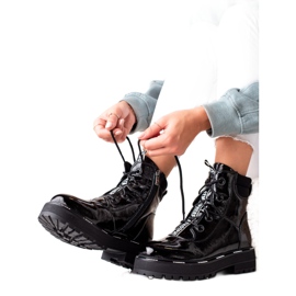 Botines Artiker piel negra negro