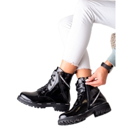 Botas artiker de piel negro
