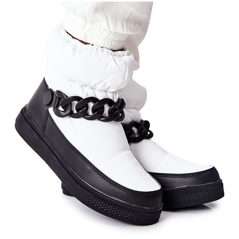 S.Barski Botas de nieve cálidas Khariche blancas para mujer blanco