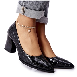 S.Barski Salón Mujer Piel Negro Chay S.Barski Salón Mujer Piel Negro Chay