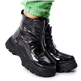 Vinceza Botas negras Trappers para mujer Echowen negro