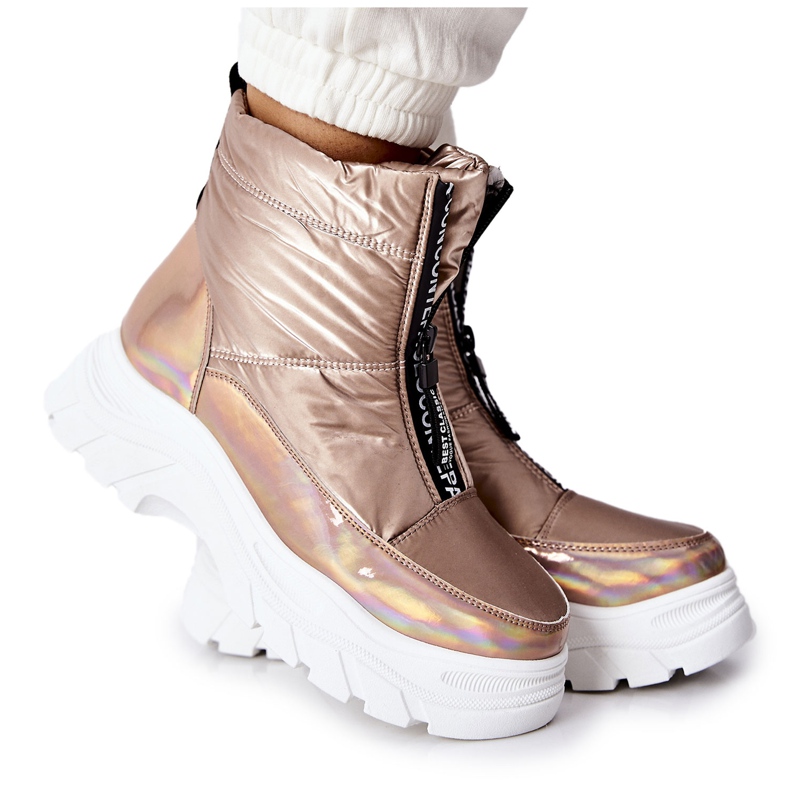 Vinceza Botas Trappers Gold Echowen para mujer dorado Vinceza Botas Trappers Gold Echowen para mujer dorado