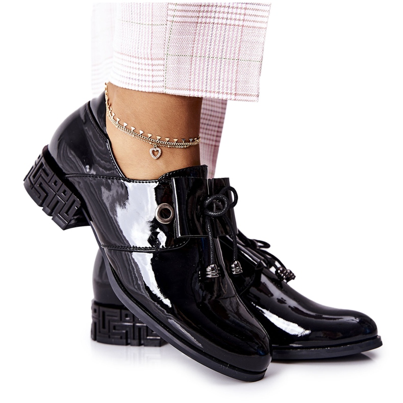 Zapatos Lacados Sergio Leone PB260 Negro