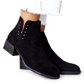Botas de gamuza abrigadas Sergio Leone BT217 Negro