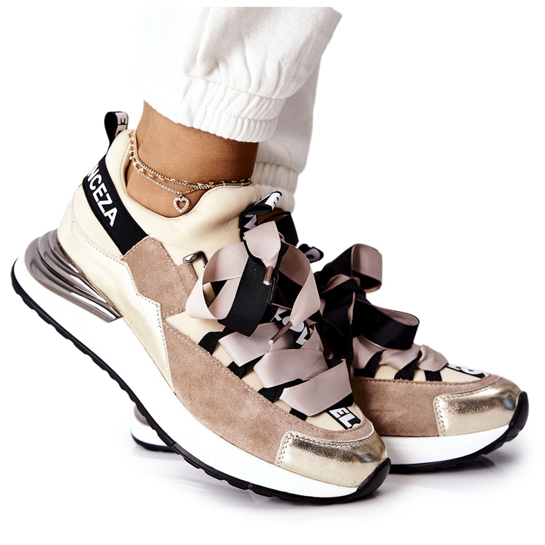 Vinceza Zapatillas deportivas Sneakers Beige Dexla