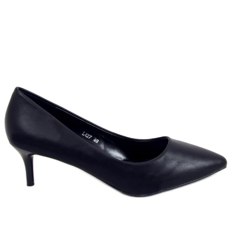Zapatos de salón con tacón bajo Kate Black negro