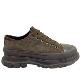 Zapatillas Lily Green de suela alta verde