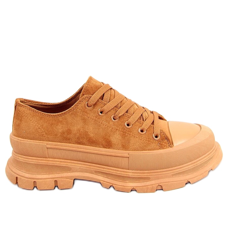 Zapatillas Lily Camel de suela alta marrón