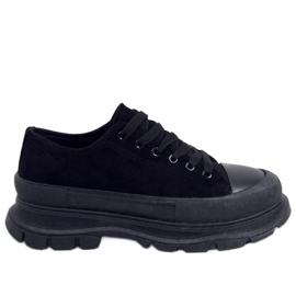 Zapatillas Lily Black de suela alta negro