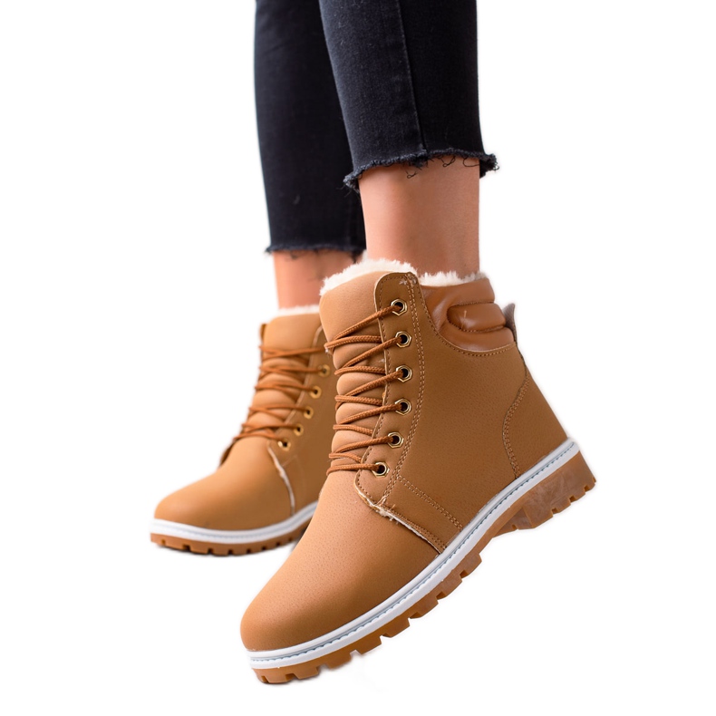 TRENDI Tramperos de camellos con calentamiento marrón TRENDI Tramperos de camellos con calentamiento marrón