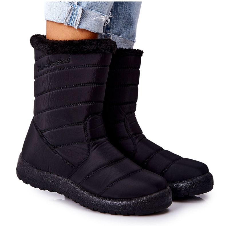 Botas de nieve altas negras para mujer Luxina negro