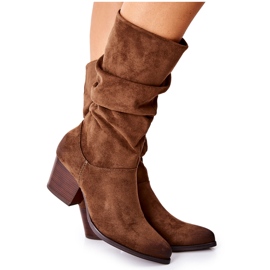 Vinceza Botas de Mujer Ante Marrón Ranafast
