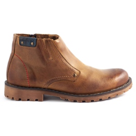 Olivier Botas de hombre 815 rojo marrón