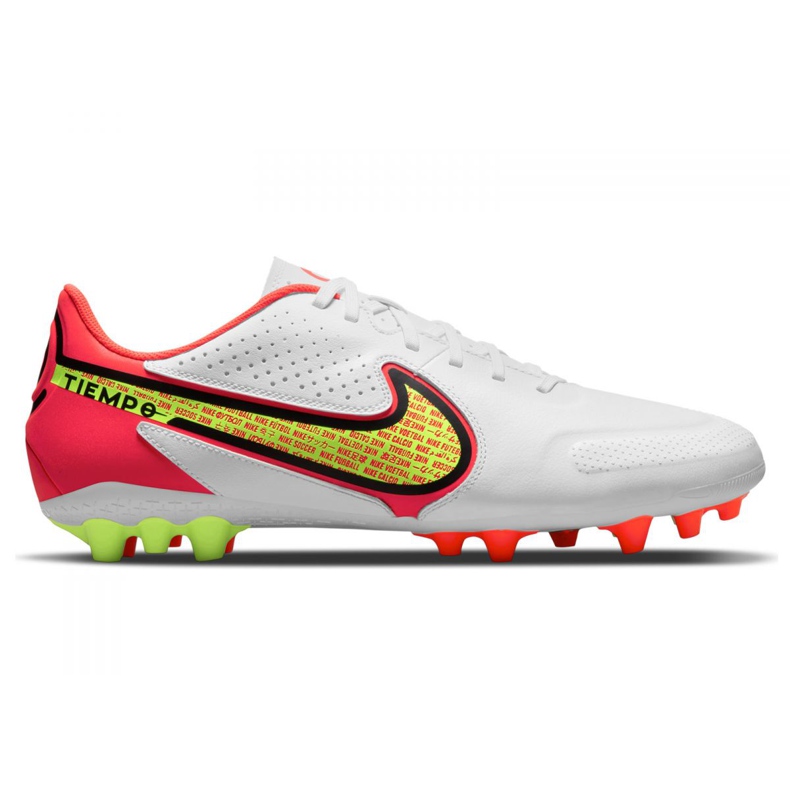 Zapatillas de fútbol Nike Tiempo Legend 9 Academy Ag M DB0627-176 blanco, blanco, multicolor blanco