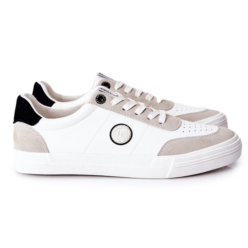 Zapatillas Hombre Piel Big Star II174009 Blanco-Beige