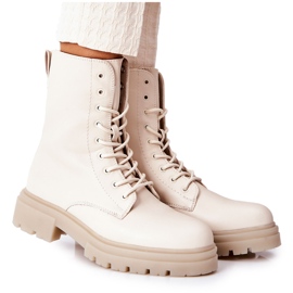 PE1 Botas Altas Workery Beige Rozelle