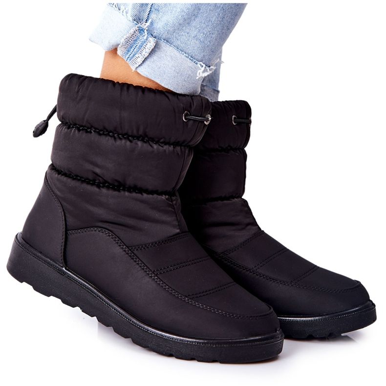 Vinceza Botas de nieve altas negras sin cordones de Cathy negro Vinceza Botas de nieve altas negras sin cordones de Cathy negro