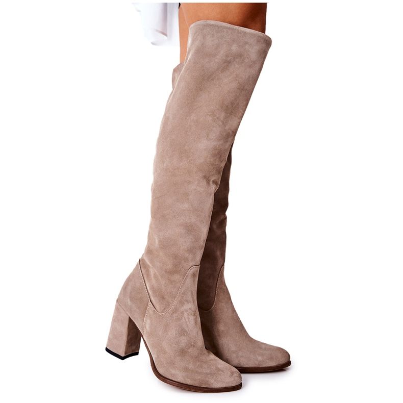 Botas de ante Cappuccino Shernan beige Botas de ante Cappuccino Shernan beige