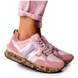 Zapatillas deportivas de mujer Big Star II274298 Rosa rosado