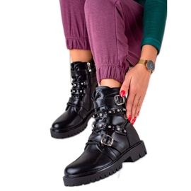 TRENDI Trabajadores negros con diamantes de imitación TRENDI Trabajadores negros con diamantes de imitación