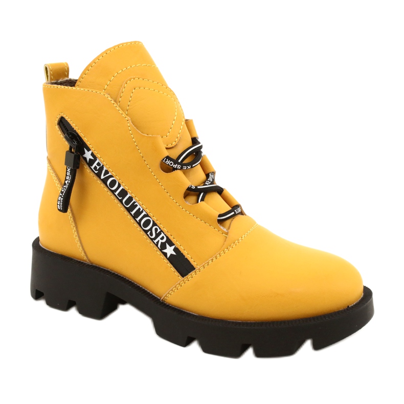 Botas Amarillas Sergio Leone BT740 negro amarillo
