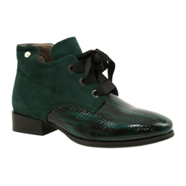 M.Daszyński Botines Chelsea Chelated para Mujer Daszyński SA197-9 Verde M.Daszyński Botines Chelsea Chelated para Mujer Daszyński SA197-9 Verde