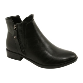 M.Daszyński Botas de piel Jodhpur Daszyński AM65-91 Negro