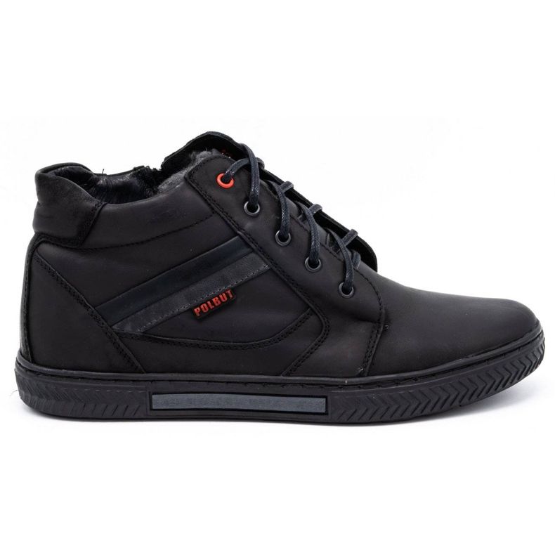 Polbut Zapatos de invierno para hombre J47S negro Polbut Zapatos de invierno para hombre J47S negro