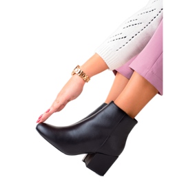 Renda Botas casuales en un poste ancho negro