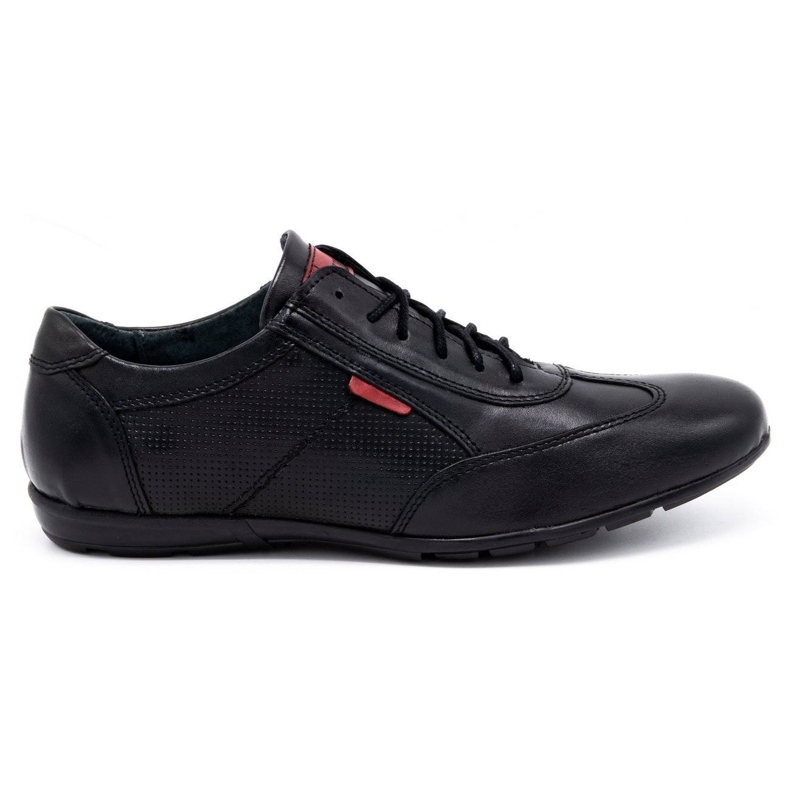 Olivier Zapato casual piel hombre 7097DT negro