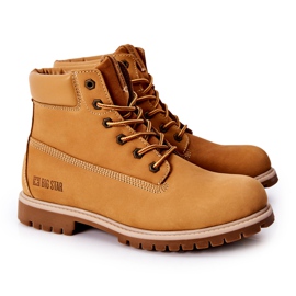 Botas de Piel Trappers Big Star II174264 Camel marrón