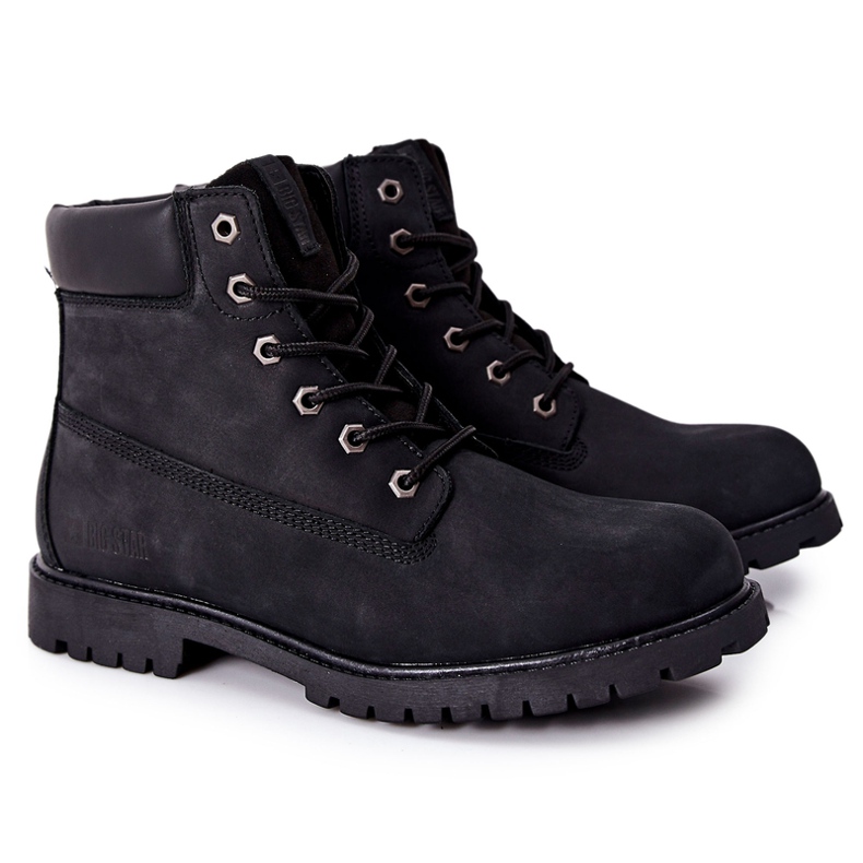 Botas de Piel Big Star II174263 Negro