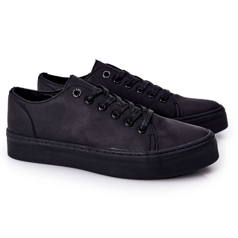 Zapatillas de hombre negras Big Star II174047 negro