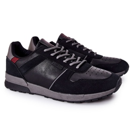 Zapatos deportivos para hombre Memory Foam Big Star Black II174084 negro Zapatos deportivos para hombre Memory Foam Big Star Black II174084 negro
