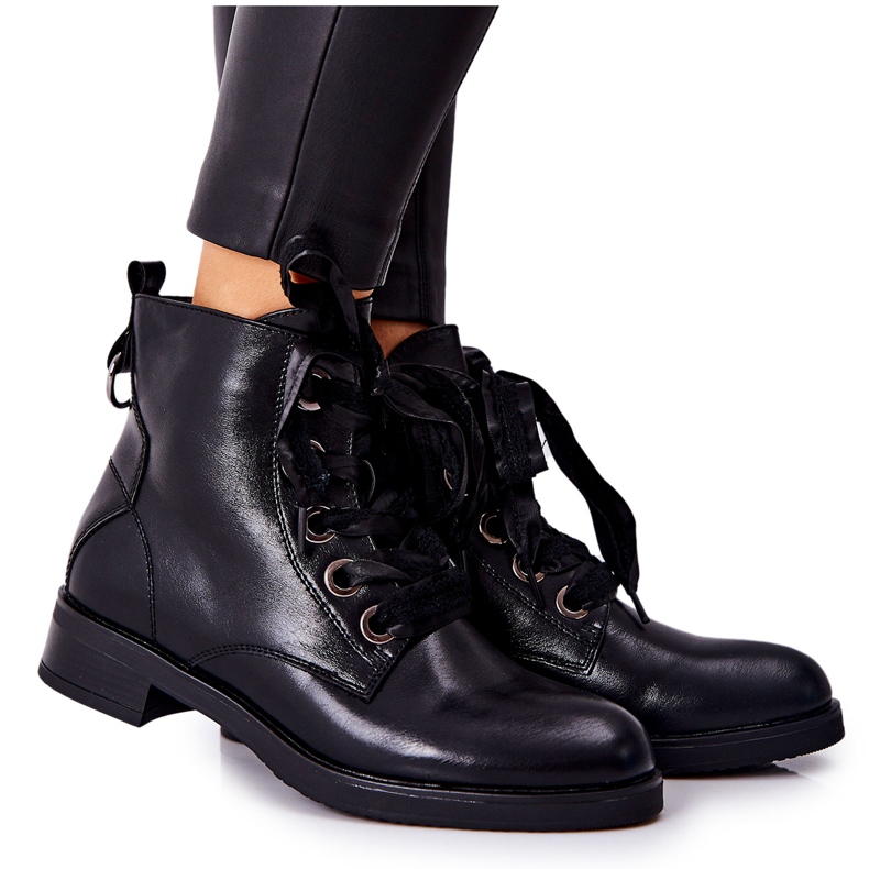 PE1 Botas con ribetes decorativos Black Tayah negro