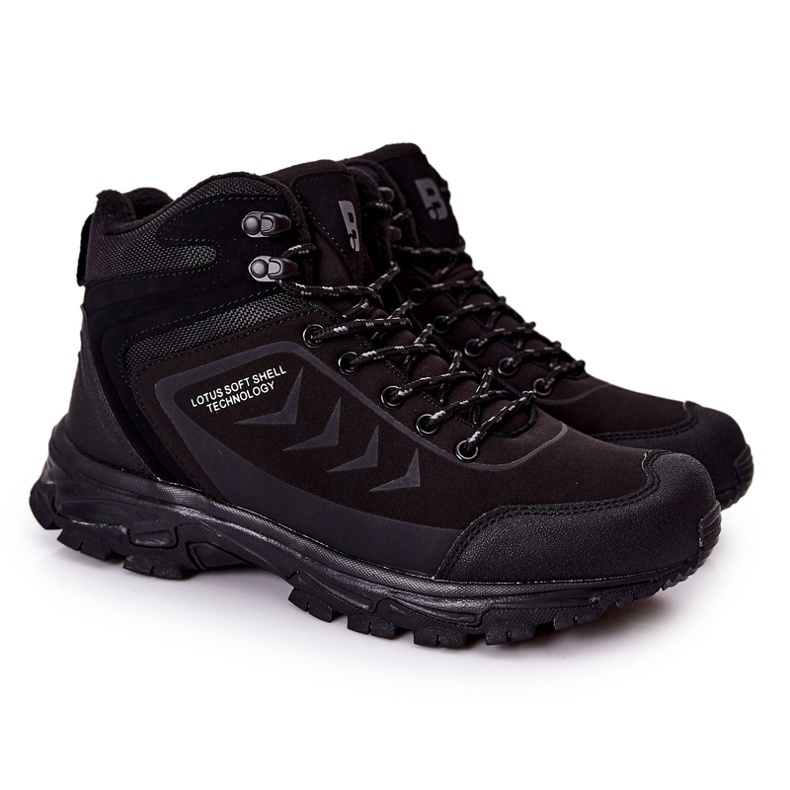 PE1 Calzado deportivo de hombre cálido Tied Black Belfort negro
