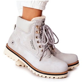 PE1 Mujer Trappers Timberki con calentamiento gris claro Tiempo