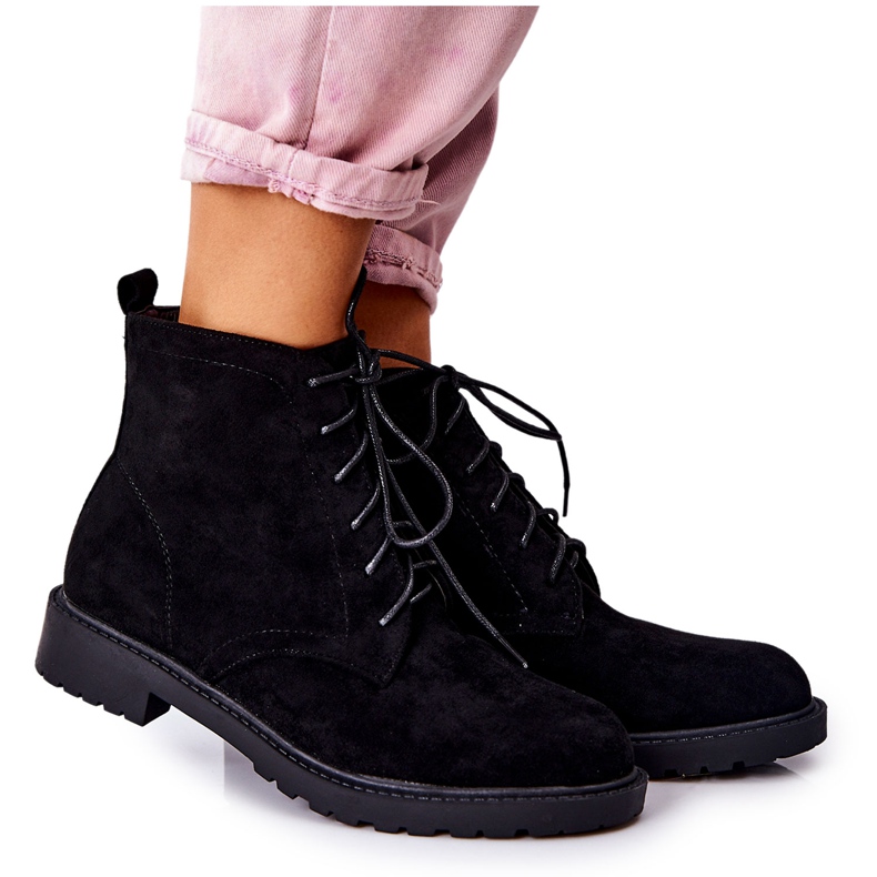 PH1 Botas clásicas Black Melome atadas negro