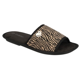Befado Zapatos de mujer Inblu 155D121 beige negro
