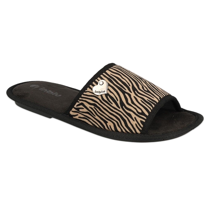 Befado Zapatos de mujer Inblu 155D121 beige negro