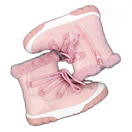 Botas aislantes Jr EVE325B rosa blanco