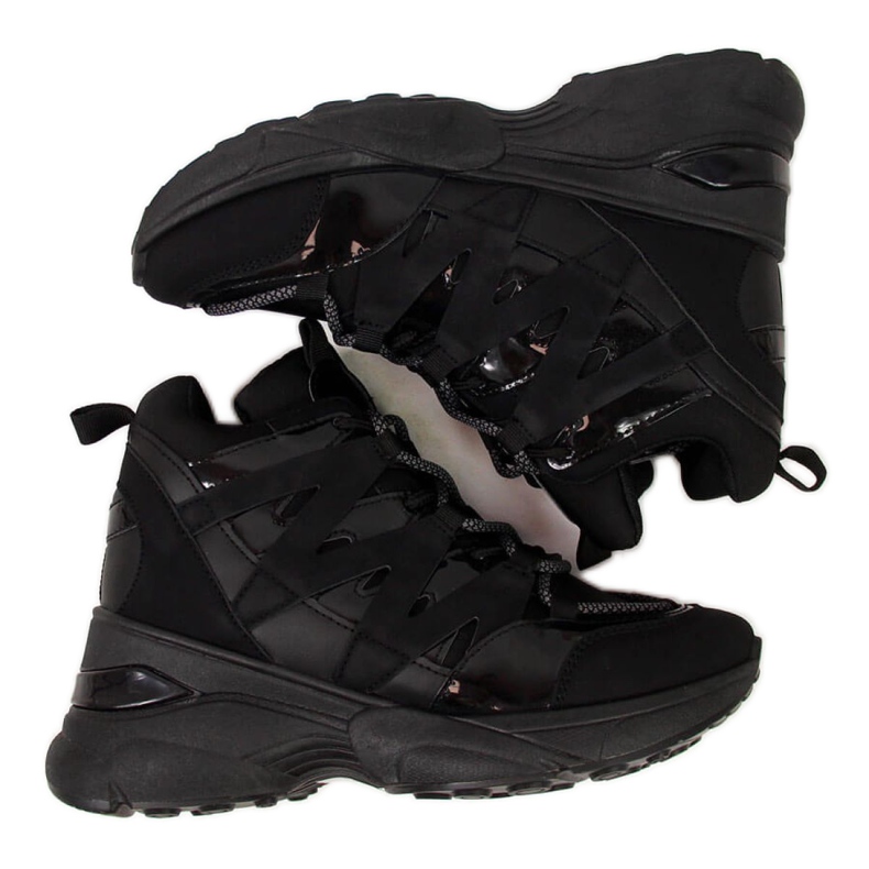 Zapatillas de cuña Potocki W WOL37 negro