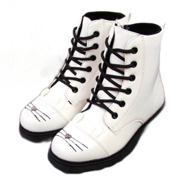 Botas blancas para niña insuladas Jr EVE319B blanco