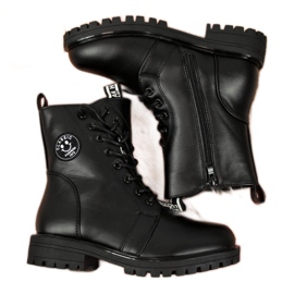 Botas aislantes asimétrico Jr EVE322A negro blanco