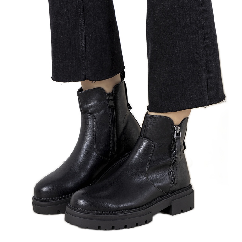 Botas de mujer victorine black negro